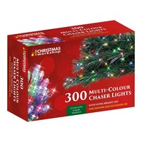 300 Multi colour LED chaser lights