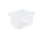 Crystal store box+lid-25 litre