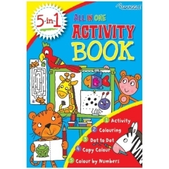 A4 Five in one activity book