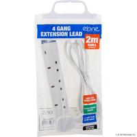 4 Way Extension lead-2mtr