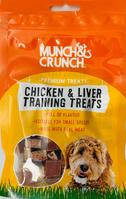 Munch & Crunch chicken &  liver training treats-60g