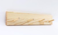 4 Wooden hooks-40x47cm