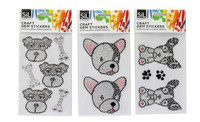 Gem dog stickers-10x16cm
