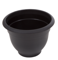 Bell pot round planter-slate-34cm