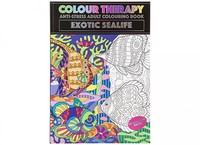 A4 Colour therapy book-sealife-48 page