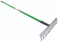 Garden rake w/PVC grip-12 teeth