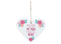 Hanging dolomite printed mum heart