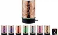 Rose gold plug in LED  colour changing aroma diffuser-Heart