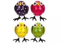Owls with moving wings on stake-4 astd