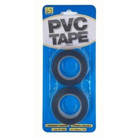 PVC Tape-black-15mx18mm-pk2