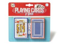 Pack of 2 playing cards+dice