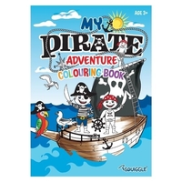 My pirate adventure colouring book