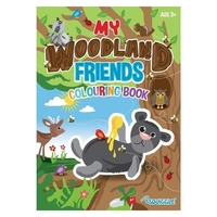My woodlands friends colouring book