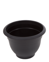 Bell pot round planter-slate-36cm