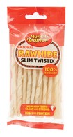 Rawhide twist sticks-80g natural