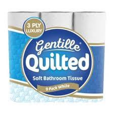 Gentille 3ply toilet roll-white-pk9x6
