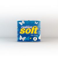 Cushion Soft 2ply toilet rolls-white-pk4x10