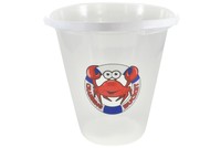 Transparent crab bucket-9''