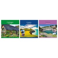 Square calendar-2024-Coasts,Cottages & Scenes
