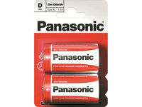 Panasonic D batteries-pk2