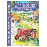 World of art colour book-country scenes
