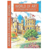 World of art colour book-cottages & castles