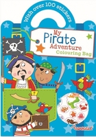 Pirate colour & sticker bag book