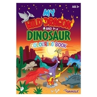 My Wild Dragon & Dinosaur colouring book