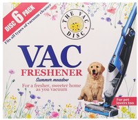 Vac freshener-summer meadow-pk6 discs