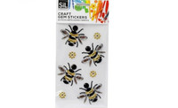 Gem bee/ladybird stickers-10x16cm