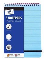 Neon PP cover notebooks-100x150mm-pk3
