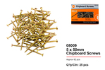 Chipboard screws-5x50mm-pk62