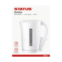 Status white kettle-1.7ltr
