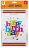 Happy birthday loot bags-pk8
