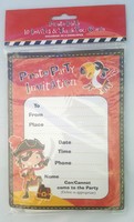 Pirate party invites+thank you notes
