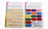 Colour adhesive plaques-pk18