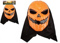 Pumpkin mask with hood