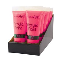 Neon acrylic paint-pink-120ml