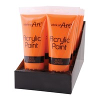 Acrylic paint-orange-120ml