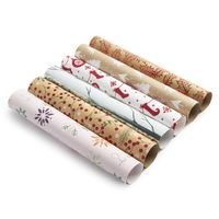 Christmas traditional gift wrap roll-5mtr