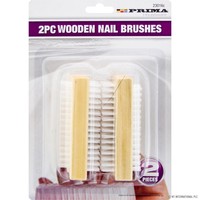 Wooden nail brushes-2pc
