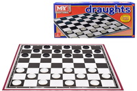 Draughts game in printed box
