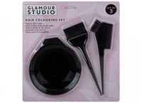 Glamour Studio hair colouring set-3pce
