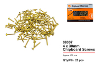 Chipboard screws-4x30mm-pk158