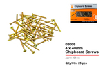 Chipboard screws-4x40mmmm-pk120