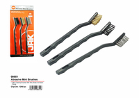 Abrasive mini wire brushes-pk3