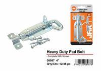 Heavy duty pad bolt-4''