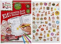 Elf colouring book with sticker sheet