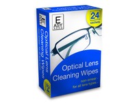 Optical lens wipes