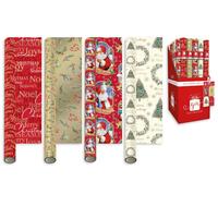 Elegant traditional Christmas wrapping paper-4m roll
